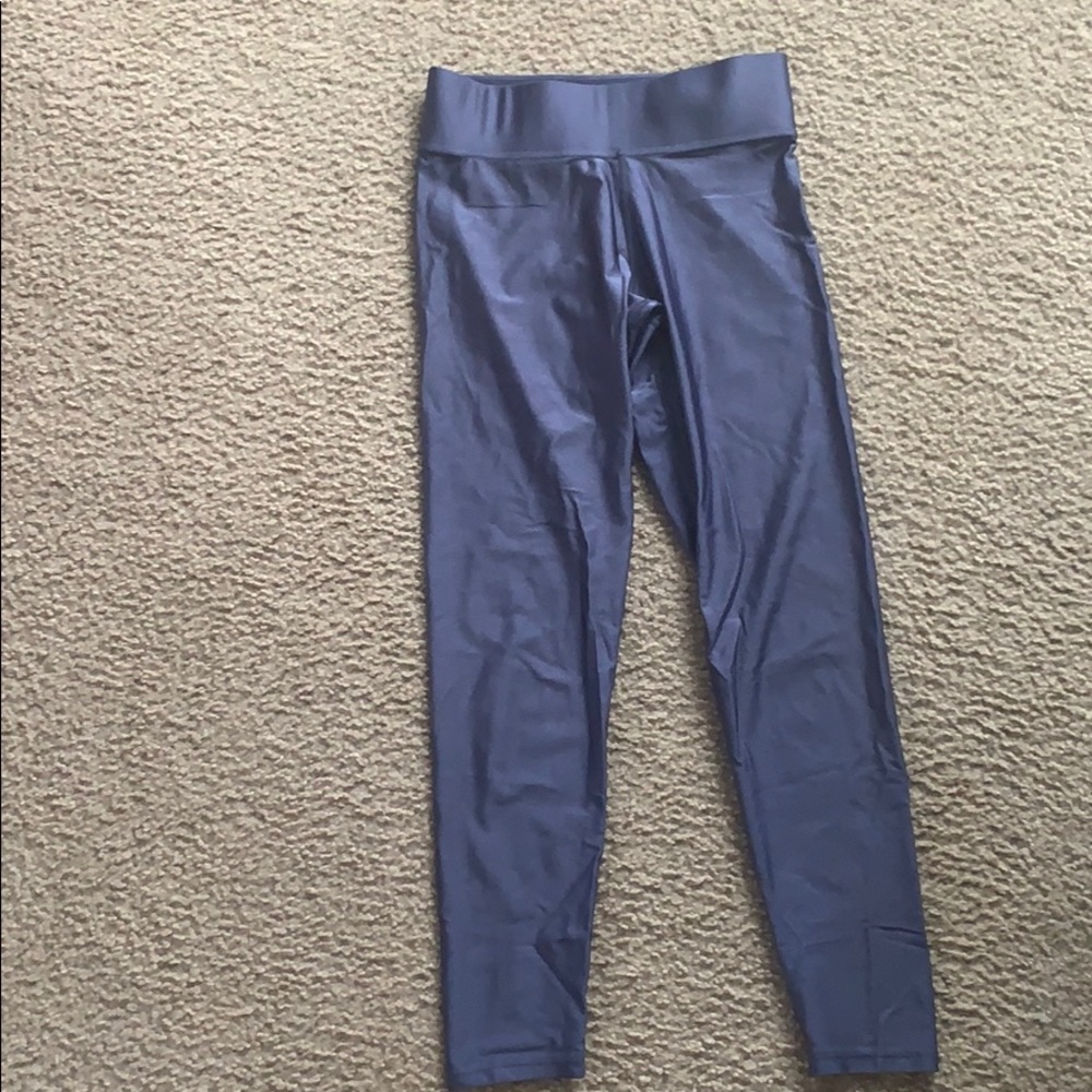 Electric Yoga shimmer cornflower blue leggings s